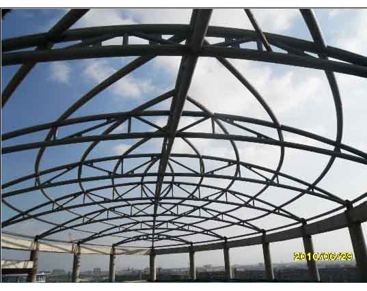 泰安中煤朔州宾馆管桁架工程